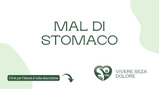 Massaggio per mal di stomacogastrite VSD  Vivere Senza Dolore [upl. by Amapuna]