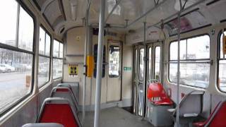 Praha inside Tatra T3 tram no 7251 [upl. by Notsla334]