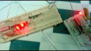 Experiments using RF transceiver RF module PT2262  PT2272 by LDNam [upl. by Alilak100]