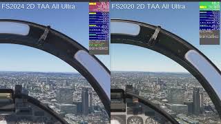 Test 2D  DLSS and TAA  FS2024 vs FS2020 [upl. by Benildis]