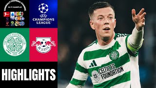 Celtic vs RB Leipzig 4Spieltag UEFA Champions League Highlights [upl. by Aneeres]