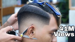 Perfect Skin Fade Most Detailed Blurry 🔥 No viber No air brush  Barber Tutorial🔥 [upl. by Odericus]