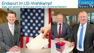 Endspurt im USWahlkampf Egal wer gewinnt  für Europa wird´s kein Zuckerschlecken [upl. by Akessej792]