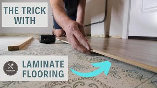 How to Install Laminate Flooring for Beginners [upl. by Neelehtak39]