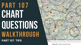 FAA Part 107 ChartReading Question Walkthrough [upl. by Hughett679]