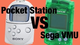 Pocket Station vs Sega VMU [upl. by Lenni]