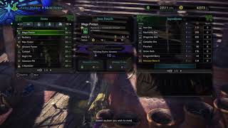 Monster Hunter World Melding Pot Coral Concoction Melding Streamstone [upl. by Eeliram]