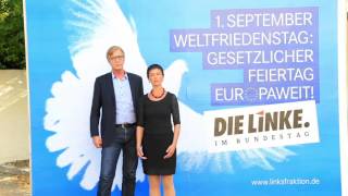 1 September Weltfriedenstag Gesetzlicher Feiertag europaweit [upl. by Anaitsirk]