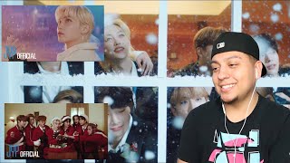 REACTING to STRAY KIDS CHRISTMAS MUSIC Christmas EveL 24 to 25 Winter Falls  KPOP REACTION [upl. by Savanna]