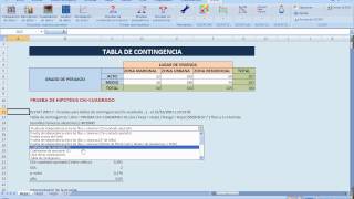 CHI CUADRADO CON XLSTAT EN EXCEL [upl. by Travus208]