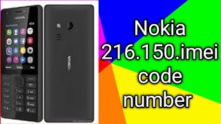 nokia 150 rm 1190 imei change code nokia 216 imei change code imei nokia [upl. by Selin]