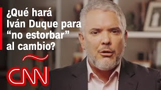 Iván Duque en exclusiva con CNN en Español Mi gran frustración es no haber visto la caída de Maduro [upl. by Loveridge622]