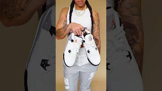 How to Style Jordan 4 White Cement 2012 for the Fall WNBA Aja Wilson [upl. by Jarus]