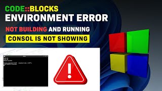 Codeblocks Console not opening [upl. by Elleyoj823]