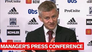 Manchester United  Kristiansund BK  Ole Gunnar Solskjaer Post Match Press Conference [upl. by Oeram371]