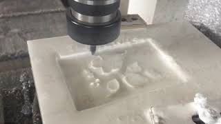 5 axis cnc milling stone [upl. by Linoel]