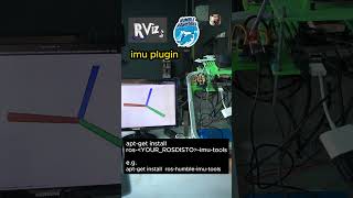 ROS Rviz IMU plugin technology projects ROS [upl. by Stuckey]