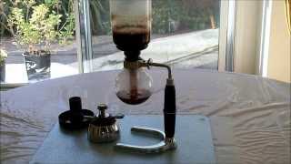 Hario Syphon Coffee Maker TCA2 in action [upl. by Iniffit175]