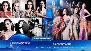 Exclusive BACKSTAGE of the INTRODUCTION amp EVENING GOWN  part 4  JURY SESSION MISS COSMO 2024 [upl. by Ries]