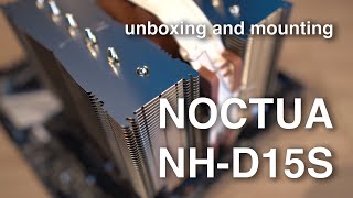 Noctua NHD15S CPU Air Kühler unboxing und Montage auf LGA1200 10th Gen Intel Gigabyte Z490 Vision D [upl. by Afnin]