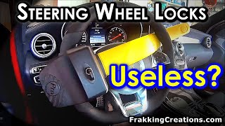 Arent they Low Tech Obsolete Best Steering Wheel Lock Stoplock Pro to stop Keyless car theft [upl. by Cila276]