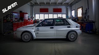 TEASER LANCIA DELTA Albani Racing Team  EXCLUSIVE TIRESLAYER [upl. by Drolyag]