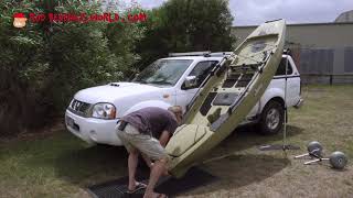 Car Topping the Hobie Pro Angler 12 [upl. by Temple420]