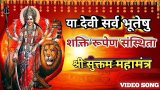 Ya Devi Sarva Bhuteshu Shakti Rupena Samsthita  Devi Suktam  या देवी सर्वभूतेषु  Durga Mantra [upl. by Ennairam]