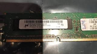 IBM  Lenovo 4GB DDR3RAM PC312800  FRU 00D4957 [upl. by Hehre92]