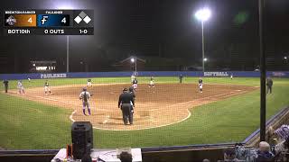 Faulkner vs Brewton Parker Softball DH [upl. by Ieso637]