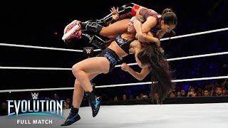 FULL MATCH  Ronda Rousey vs Nikki Bella  Raw Womens Championship WWE Evolution WWE Network [upl. by Aleet]