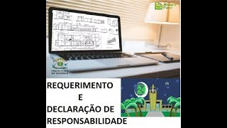 Requerimento e Declaração de Responsabilidade  Alvará Fácil  IMPORTANTE [upl. by Saraann]