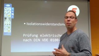 Prüfen elektrischer Anlagen Isolationswiderstandsmessung 5 [upl. by Nameloc655]