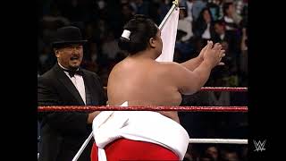 Yokozuna W Mr Fuji InRing Debut vs Bill Jordan from WWF Superstars of Wrestling 103192 [upl. by Modern]