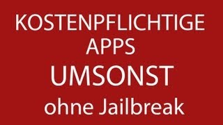 Kostenpflichtige Apps OHNE Jailbreak umsonst  DeutschGerman HD [upl. by Akselav]