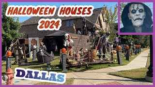 😱😱😱UNREAL Halloween houses in Dallas Fort Worth  Best Halloween decorations in our neighborhood [upl. by Ettennig]