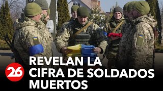 Revelan la impactante cifra de soldados muertos y heridos en la guerra en Ucrania [upl. by Nnairahs]