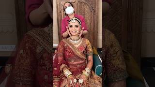 What a pretty bride ❤️ Makeup by Parul Garg [upl. by Olatha]