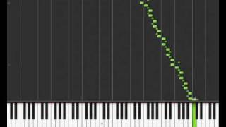 Liszt  quotLa Campanellaquot on Synthesia [upl. by Ymmac260]