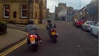 Scooter Crashes In To Motorcycle [upl. by Jorie]