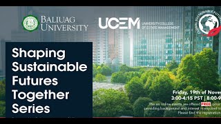 SHAPING SUSTAINABLE FUTURES TOGETHER SERIES Workshop 1 [upl. by Yde]