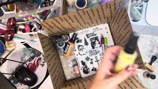 SOLD Tim Holtz 125 shipped Flat rate box US ONLY PAYPAL [upl. by Enaed]