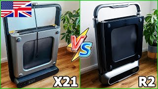 Which folding treadmill to buy 🏃 WalkingPad X21 vs R2 in comparison US  UK [upl. by Dinesh]