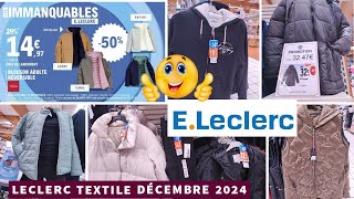 😇 ARRIVAGE LECLERC TEXTILE 50❗️ 30112024 💯 bonplan promotion leclerc haul textile [upl. by Rafat550]