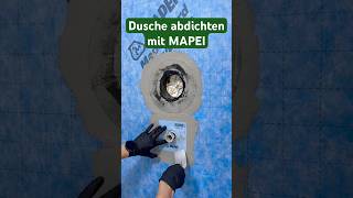 Dusche abdichten badezimmer dusche abdichtung mapei fliesenleger [upl. by Emilio]