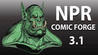 NPR Comic Forge 31 for Blender DEMO [upl. by Dihaz]