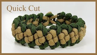 Paracord Bracelet Tutorial quotBoxed Trailquot Bracelet Design Quick Cut [upl. by Hnaht]