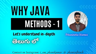 Java Methods and Types  Core Java Tutorial by Phanindra Kumar Pedipini [upl. by Enoob]