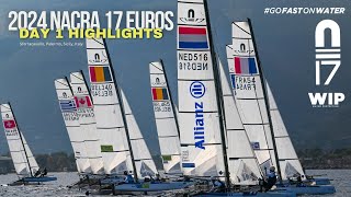 2024 Nacra 17 European Championship highlights Day 1 [upl. by Sandra]