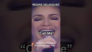 Regine Velasquez  Call Me Full Voice The ultimate high Notes [upl. by Gnex]